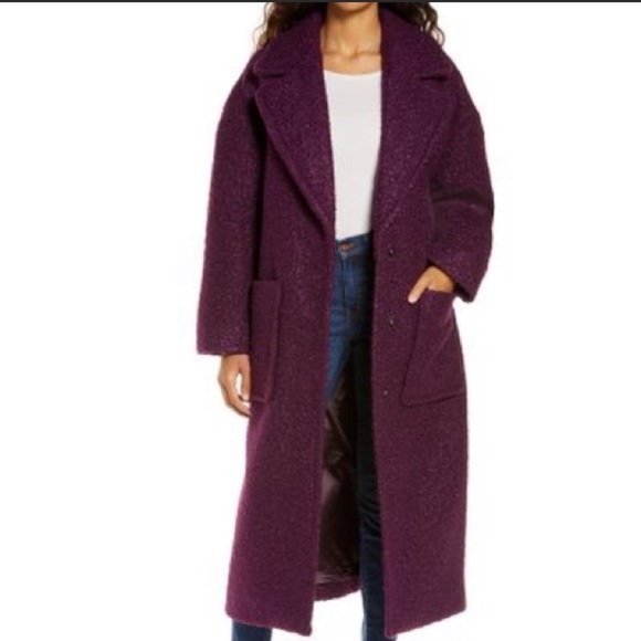 UGG Jackets & Blazers - 🎉HP🎉 UGG Hattie Long Faux Fur Coat